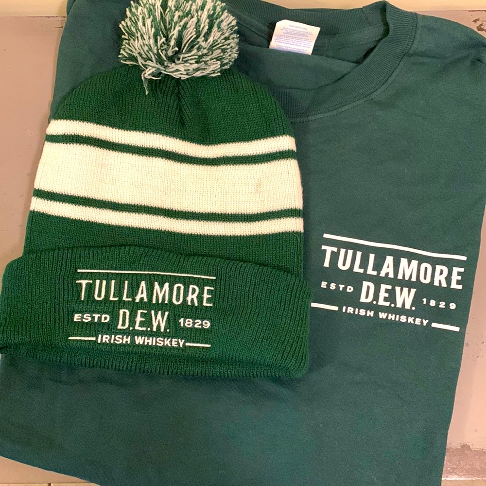 Tullamore Dew Beanie & Shirt Combo